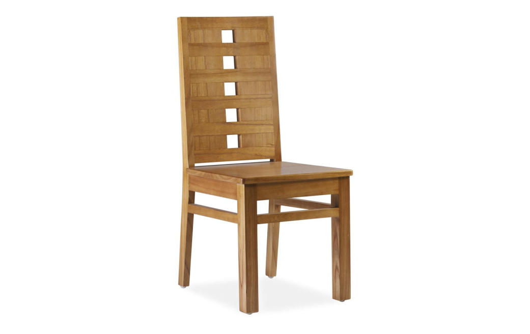 Chaise Bois Marron 45x55x100cm
