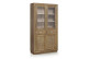 Geschirrschrank mit 2 Schubladen Holz Bronze Braun 100x40x190cm