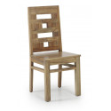Sedia in legno marrone 45x55x100cm