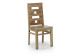 Chaise Bois Marron 45x55x100cm