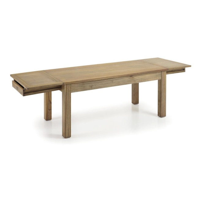 Table à Manger Bois Bronze Marron 180x90x80cm
