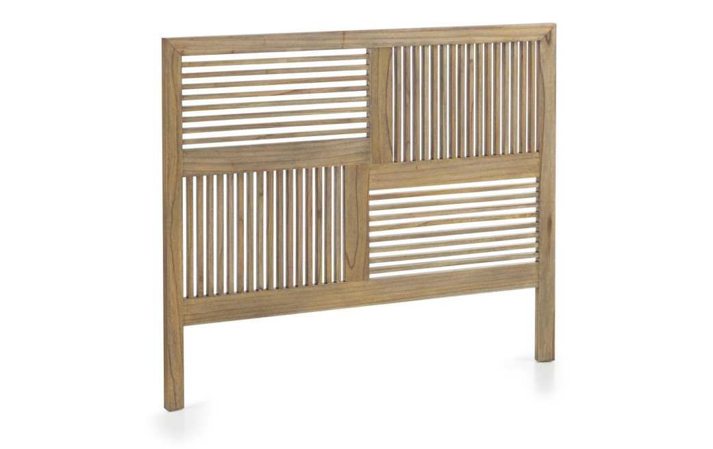 Kopfteil Holz Bett Braun 166x4x136cm