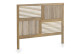 Kopfteil Holz Bett Braun 166x4x136cm