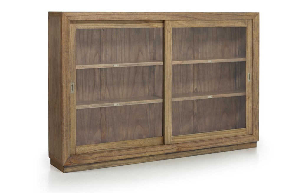 Vaisselier Holz Bronze Braun 200x40x132cm