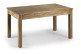 Mesa Comedor 2 Cajones Madera Bronce Marron 150x90x78cm