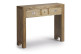 Consolle 3 cassetti Legno Bronzo Marrone 100x30x80cm