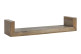 Scaffale in legno marrone 80x20x15cm