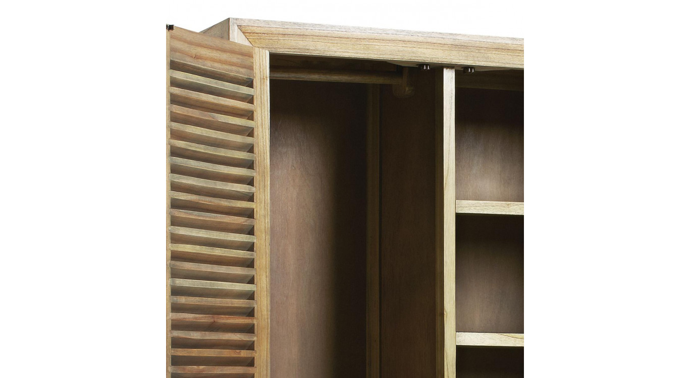 Armoire 7 Tiroirs Bois Bronze Marron 108x50x200cm