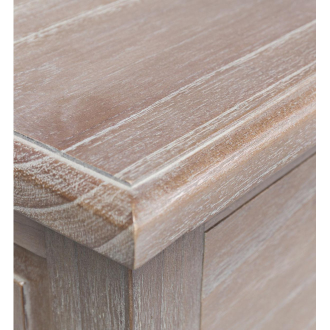 Anrichte mit 4 Schubladen Holz Bronze Braun 200x47x90cm