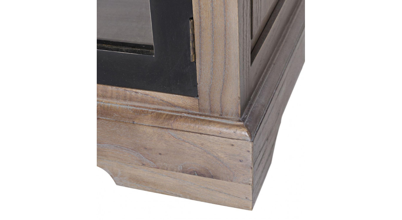 Anrichte mit 4 Schubladen Holz Bronze Braun 200x47x90cm