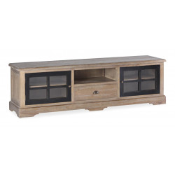 TV-Möbel 1 Schublade Holz Bronze Braun 170x42x50cm