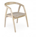 Brown Wooden Chair 55x60x77cm