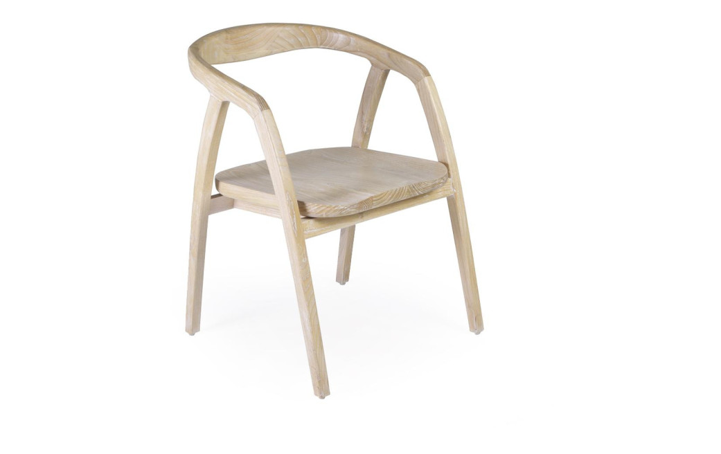 Chaise Bois Blanc 55x60x77cm
