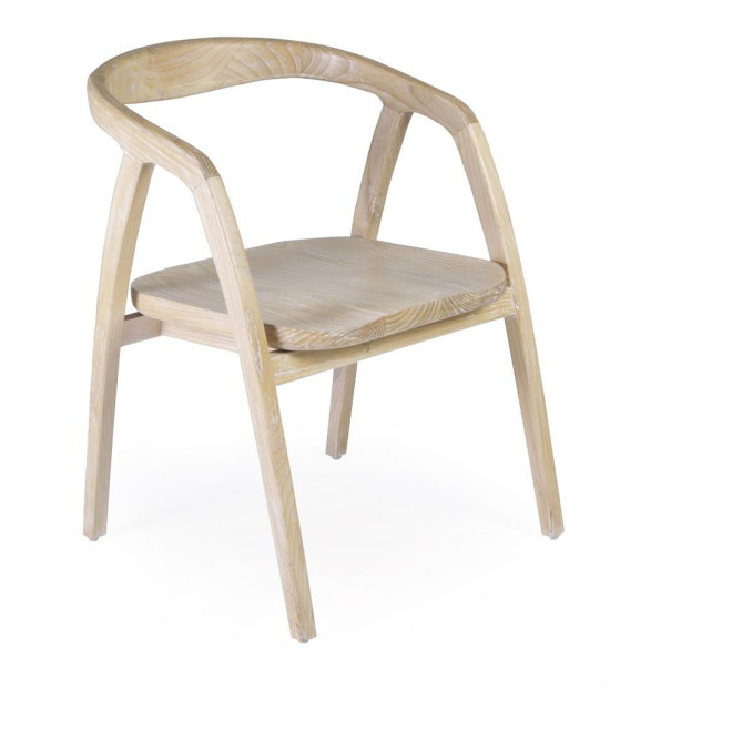 Stuhl Holz Weiß 55x60x77cm