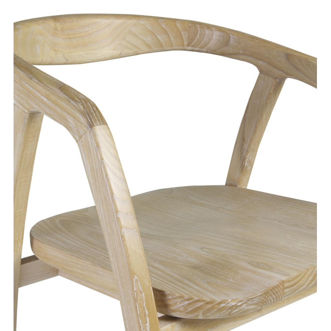 Chaise Bois Blanc 55x60x77cm