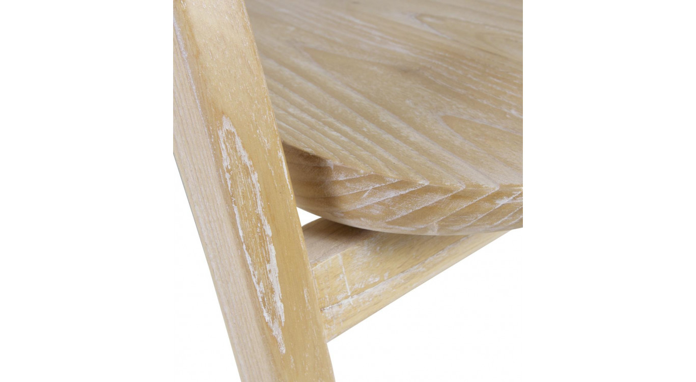 Chaise Bois Blanc 55x60x77cm
