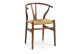 Silla de madera marrón 57x55x78cm