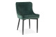 Sedia in metallo poliestere verde 52x62x82cm