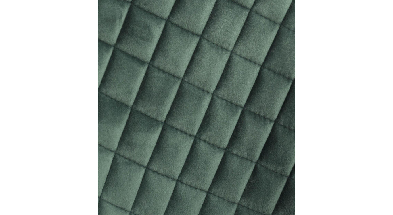Stuhl Polyester Metall Grün 52x62x82cm