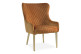 Sessel Polyester Metall Orange 70x63x86cm