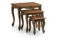 Lot De 3 Sellettes Bois Marron 60x45x55cm