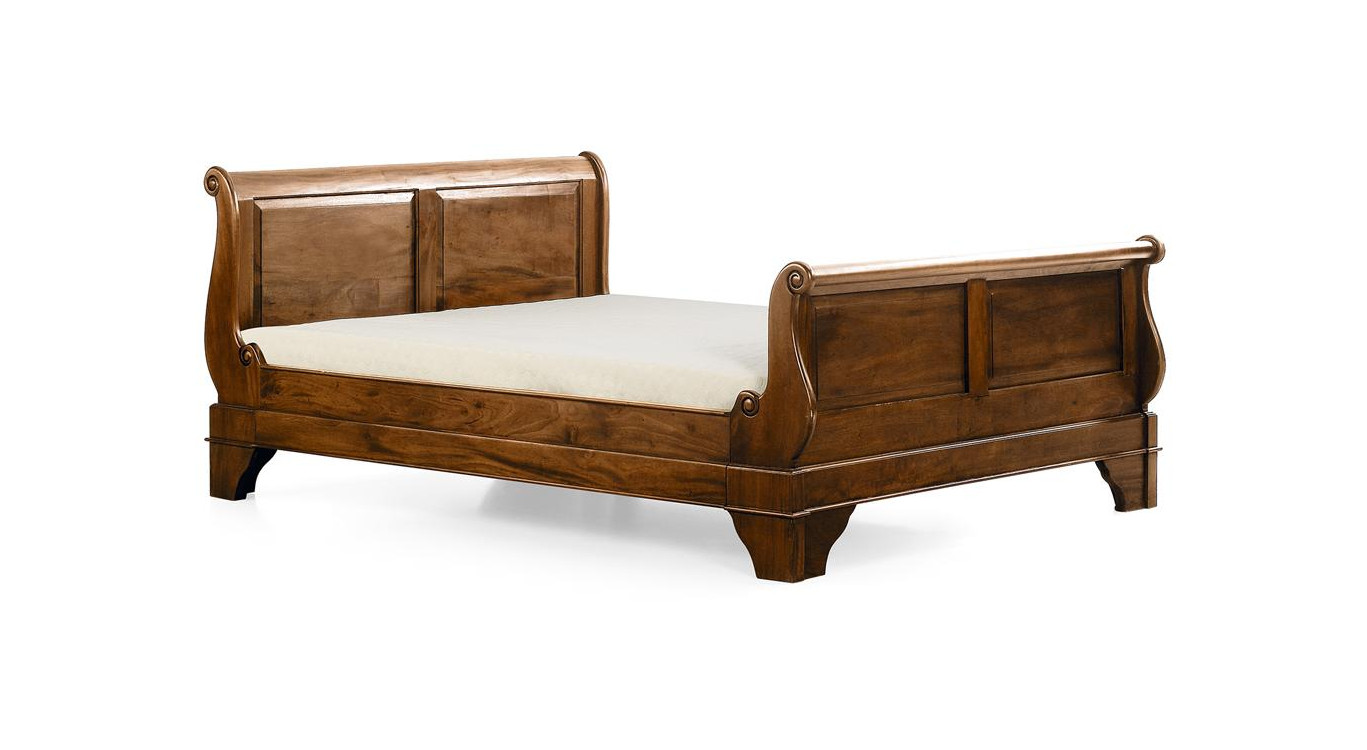 Holzbett Braun 225x165x98cm