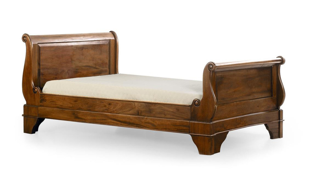 Lit Bois Marron 225x105x98cm