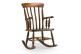 Rocking Chair Brown Wood 60x85x100cm