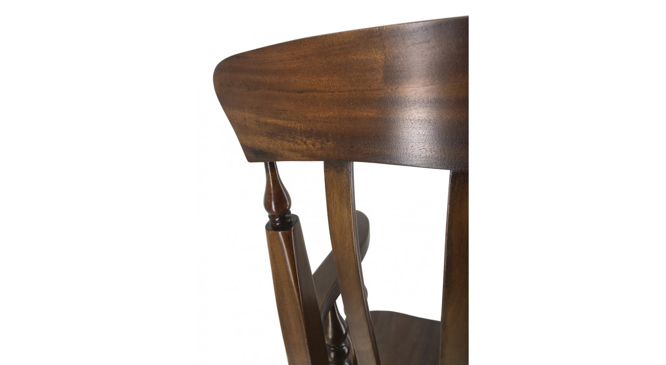 Schaukelstuhl Holz Braun 60x85x100cm
