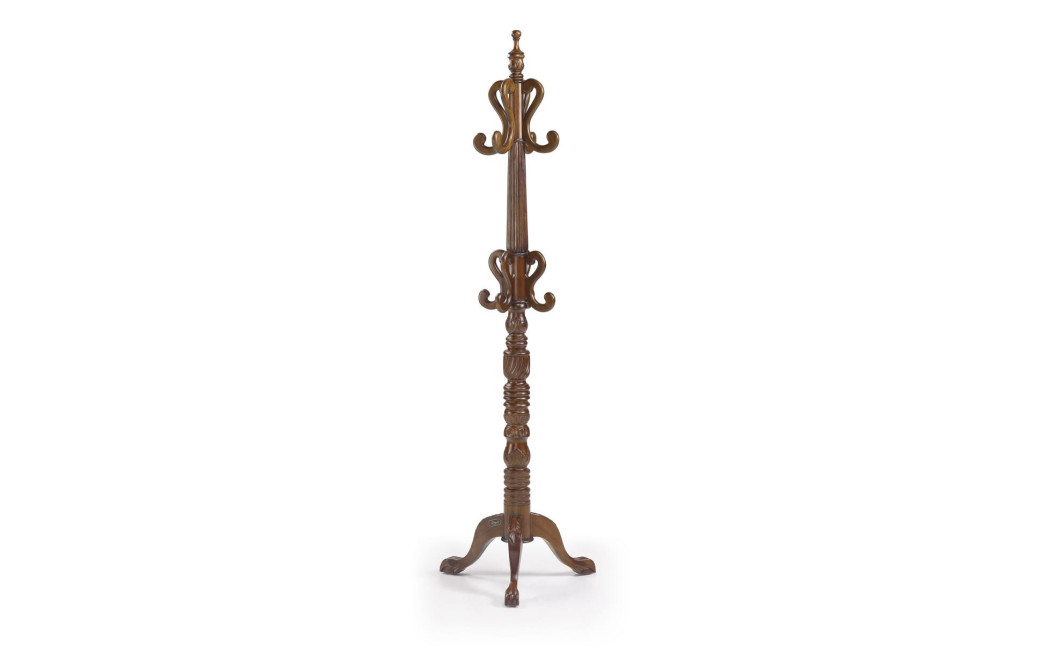 Porte-Manteaux Bois Marron 52x52x190cm