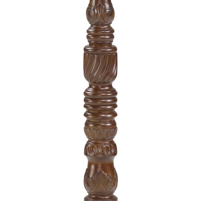 Porte-Manteaux Bois Marron 52x52x190cm