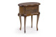 Nachttisch mit 2 Schubladen Holz Bronze Braun 50x30x60cm
