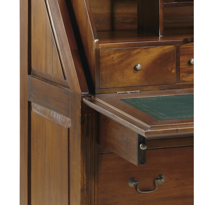 Kommode mit 8 Schubladen Holz Bronze Braun 90x48x113cm
