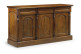 Bahut 3 Tiroirs Bois Bronze Marron 170x50x95cm