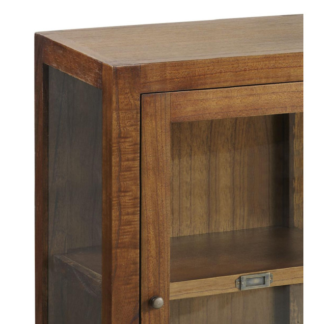 Vaisselier 1 Tiroir Bois Bronze Marron 50x30x100cm