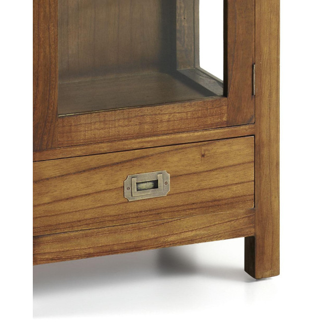 Vaisselier 1 Tiroir Bois Bronze Marron 50x30x100cm