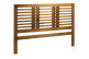 Testiera in legno marrone 200x3x135cm