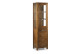 Vaisselier 4 Tiroirs Bois Bronze Marron 50x40x190cm