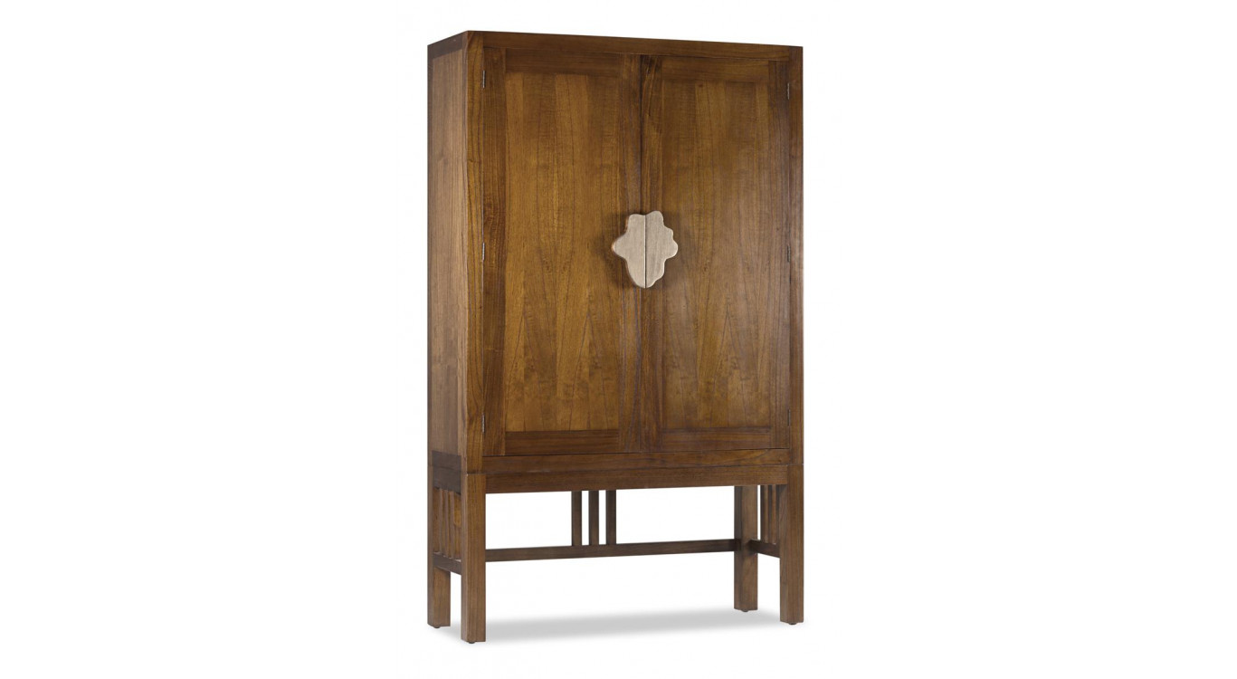 Anrichte mit 7 Schubladen Holz Bronze Braun 120x40x180cm