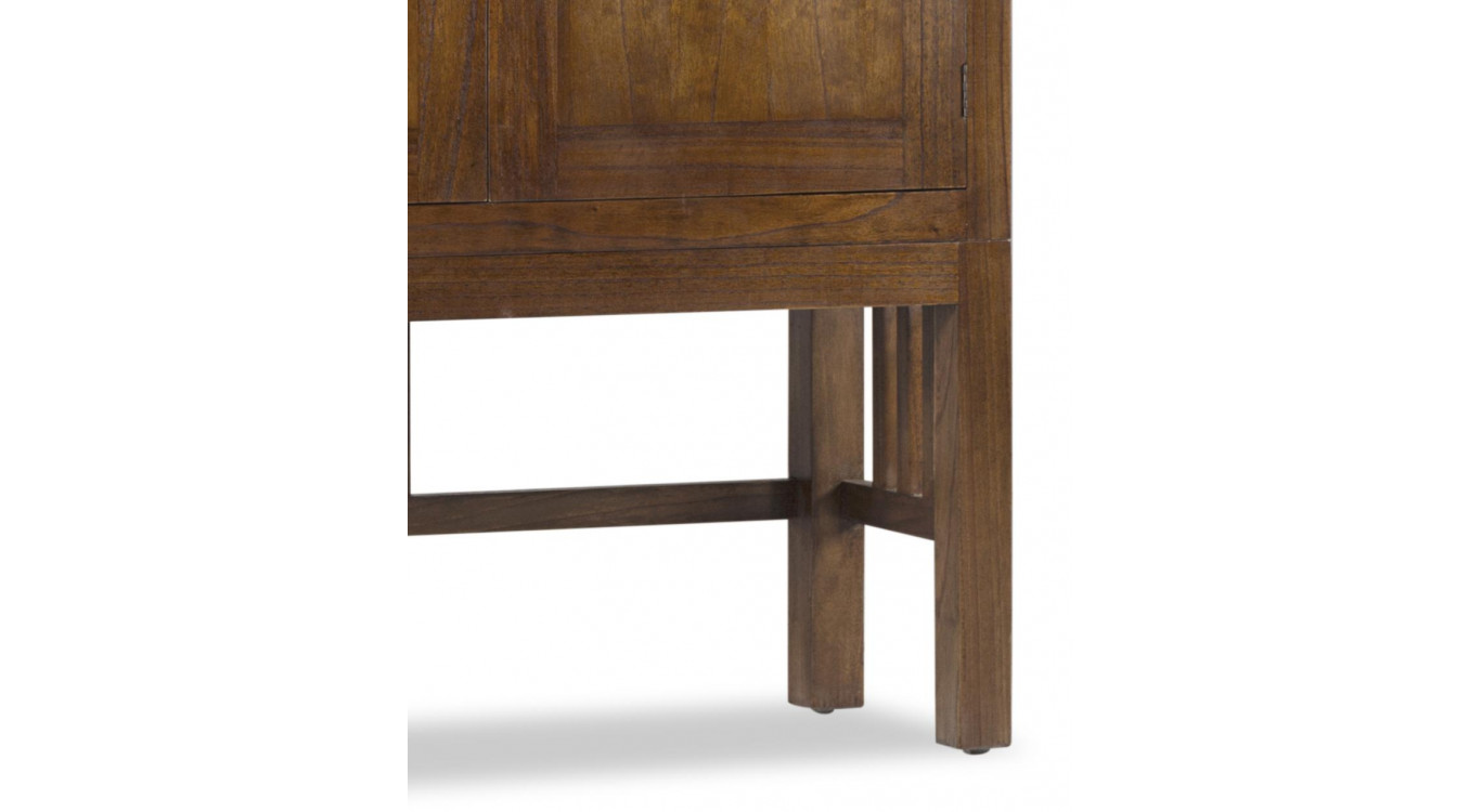 Anrichte mit 7 Schubladen Holz Bronze Braun 120x40x180cm