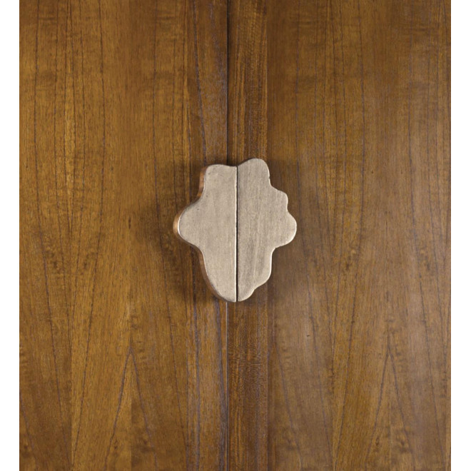 Anrichte mit 7 Schubladen Holz Bronze Braun 120x40x180cm