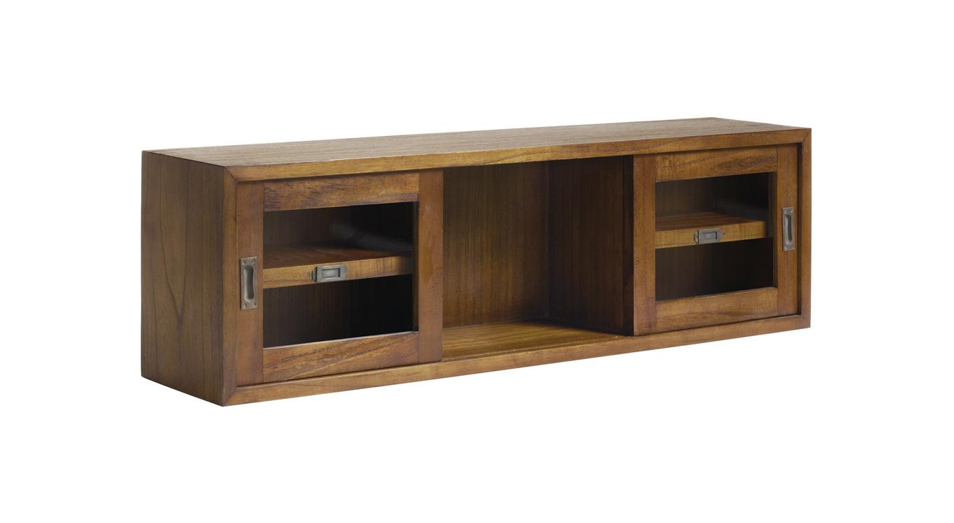 Bibliothèque Bois Bronze Marron 120x25x35cm