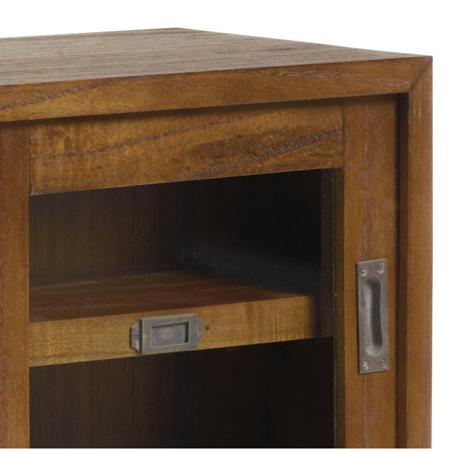 Bibliothèque Bois Bronze Marron 120x25x35cm