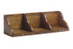 Etagère Bois Bronze Marron 70x20x20cm
