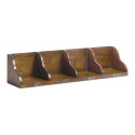 Bronze Brown Wooden Shelf 90x20x20cm