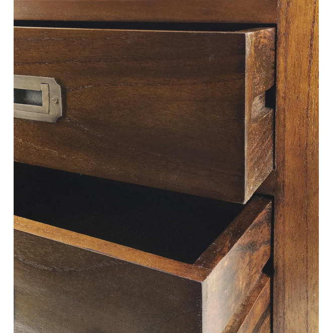Nachttisch 2 Tirois Holz Bronze Braun 51x40x60cm