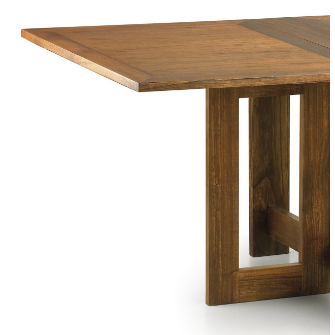 Esstisch Holz Bronze Braun 165x90x78cm