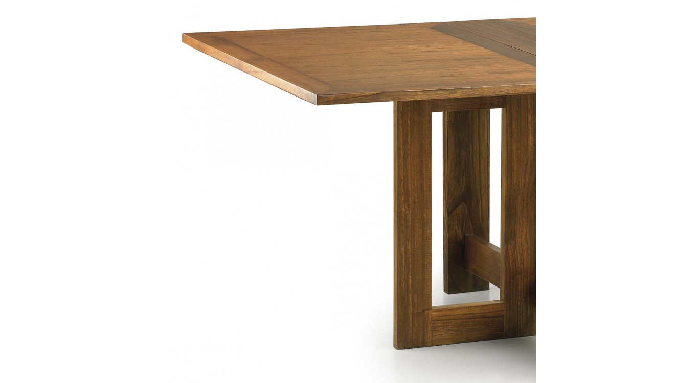 Esstisch Holz Bronze Braun 165x90x78cm