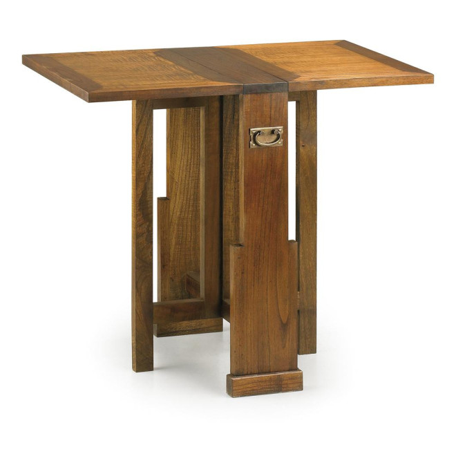 Table à Manger Bois Bronze Marron 90x50x78cm