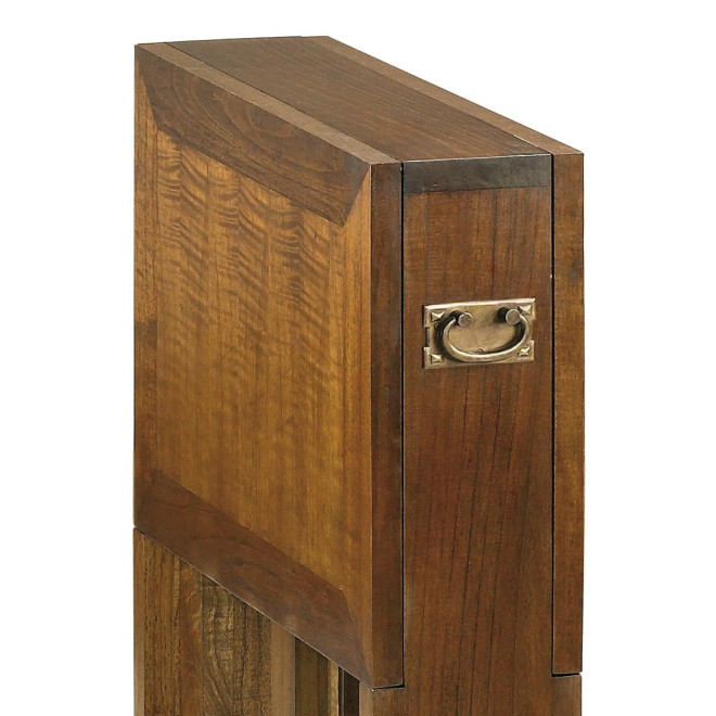 Table à Manger Bois Bronze Marron 90x50x78cm